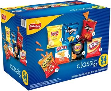 Frito-Lay Flavoured Snacks, Variety Pack, 54 × 28 g